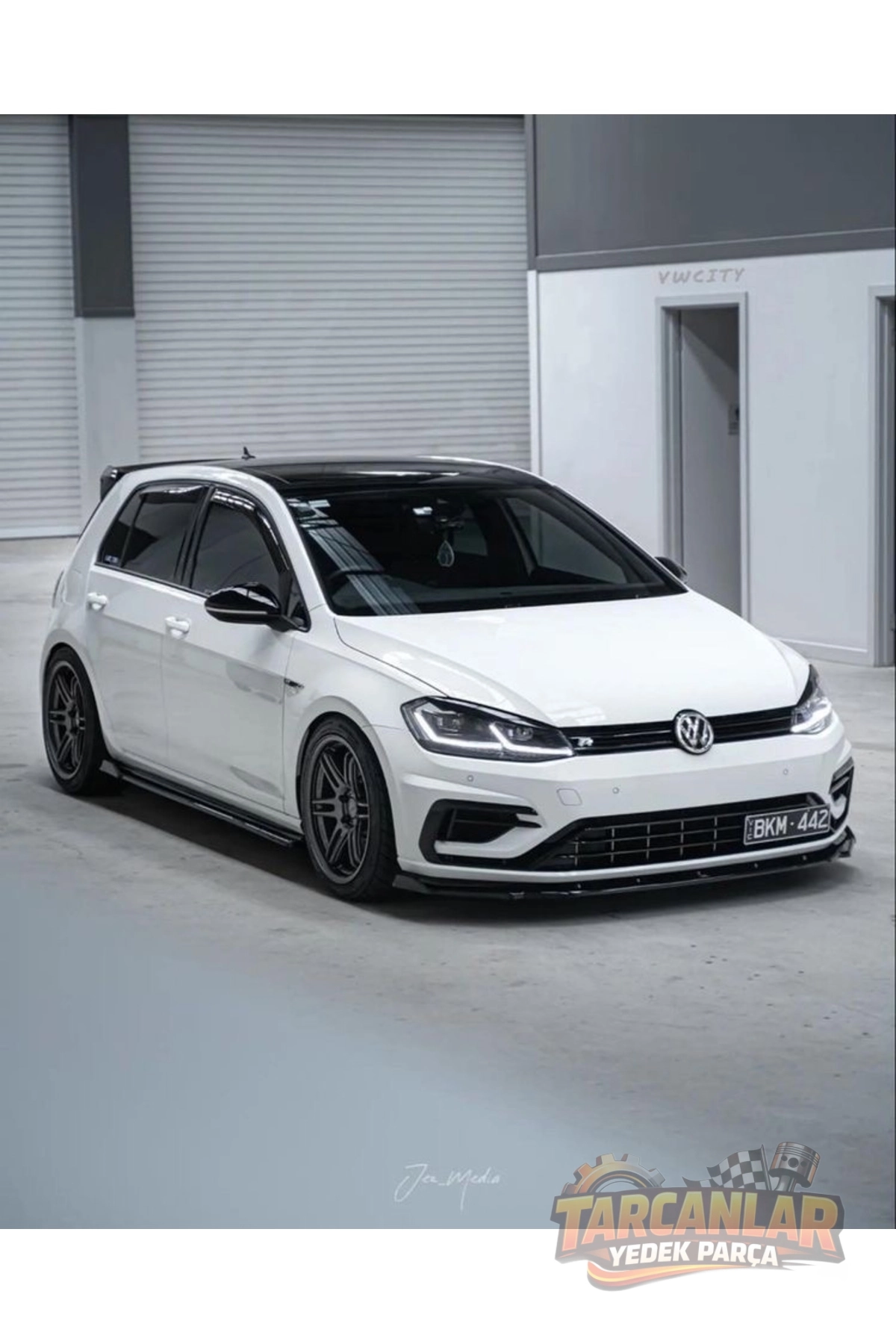 Fabrikasyon Volkswagen Golf7 için 7.5 görünüm R-Line ön tampon (2012-2017)