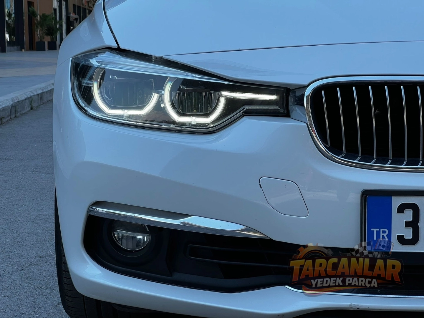 autogp Bmw F30 Ön Far Lambası Lci Model Halogen Uyumlu 